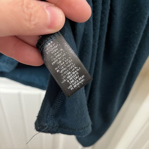 Womens Hunter Green Off Shoulder Lace Sleeves Boho Cottage Core Top 2X Romantic - Picture 10 of 10